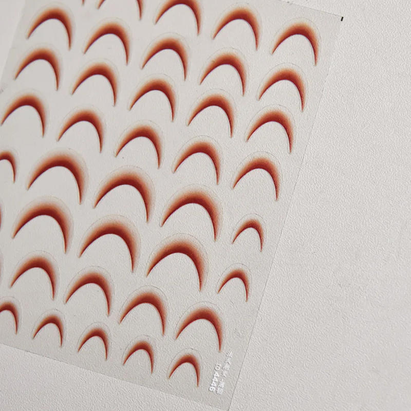 Description Picture 6 of itemElegant White French Gradient Nail Art Stickers High Quality Basic Version Adhesive Decal Art Idea Decoration Accessories T-4403