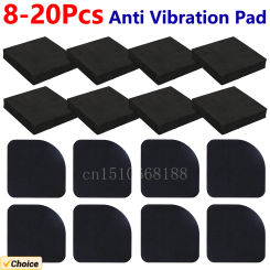 8-20Pcs Washing Machine Anti Vibration Pad Shock Proof Non Slip Foot Feet Tailorable Mat Refrigerator Floor Furniture Protectors