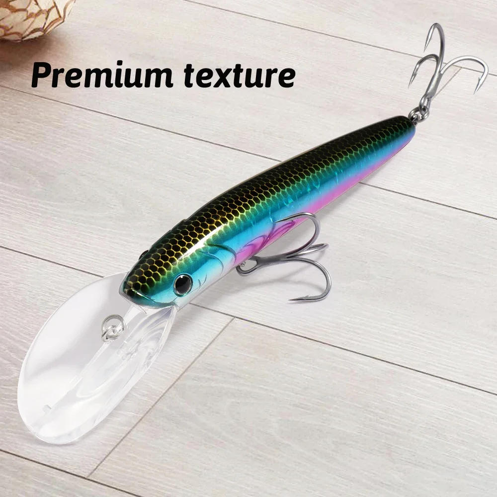 Description Picture 5 of itemFloating Minnow 15g 12.7cm Lure Accoustic Steel Ball Balance System Wobbler Fishhook Pesca Popper Tackle Crankbait Fishing Bait