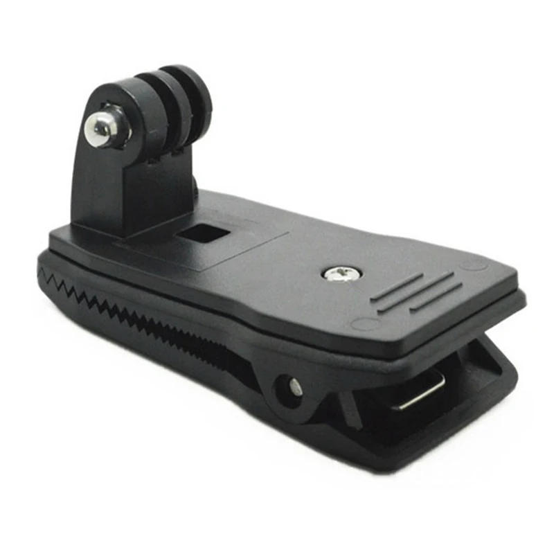 Description Picture 4 of item1 Set For Hero 12 Action Camera DIY Accessories Backpack Strap Clip 360 Degree Rotation Hat Belt Clamp Mount