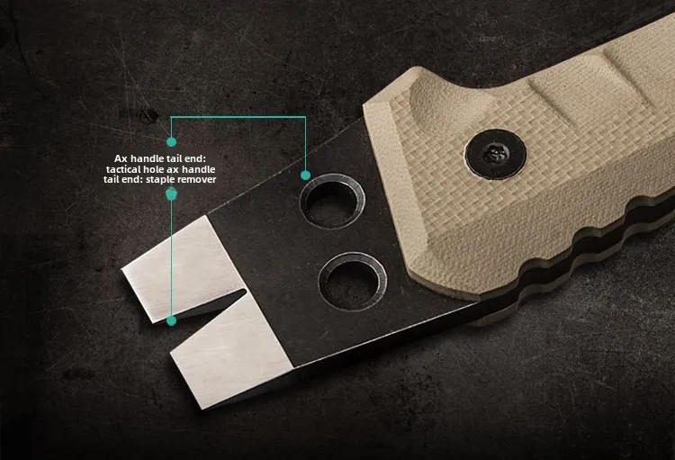 Description Picture 5 of itemStainless Steel Engineer Axe Camping Multi-functional Mountain Firewood Fire Axe Outdoor Self-defense Professional Hand Tools