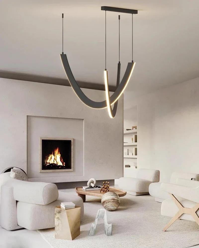 Description Picture 6 of itemModern LED Lights Pendant Light Lamps Home Decor Living Room Chandeliers for Dining Room Hanging Light Indoor Lighting