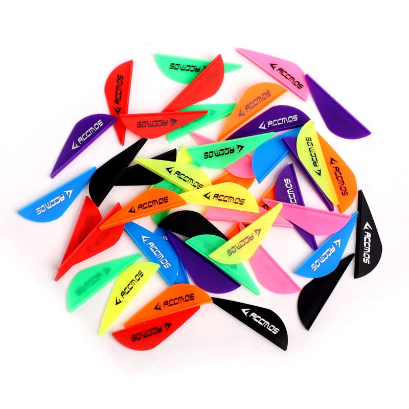 Description Picture 6 of item60pcs 2 inches Plastic Arrow Vanes TPU Arrow Feather Accessories for Arrow Shaft Archery DIY