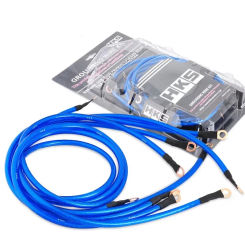 Universal 5 Point Car Earth Ground Cables Grounding Wire System Kit High Performance Improve Power