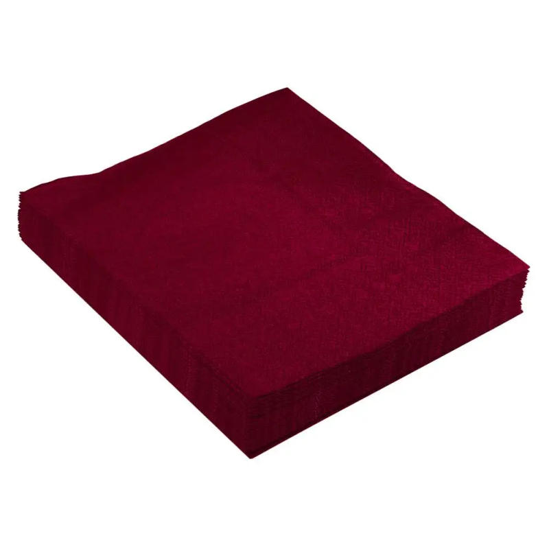 Description Picture 2 of item20 Pcs Solid Color Napkins Red Burgundy Disposable Paper Towels for Wedding Party Lunch Guest Baby Shower Cocktail Luau Decor