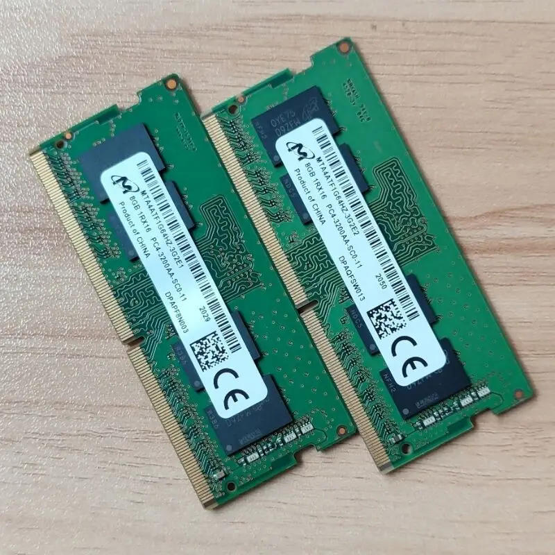 Description Picture 4 of itemMicron RAMS DDR4 8GB 3200MHz Laptop Memory DDR4 8GB 1RX16 PC4-3200AA-SC0-11 SODIMM 1.2V