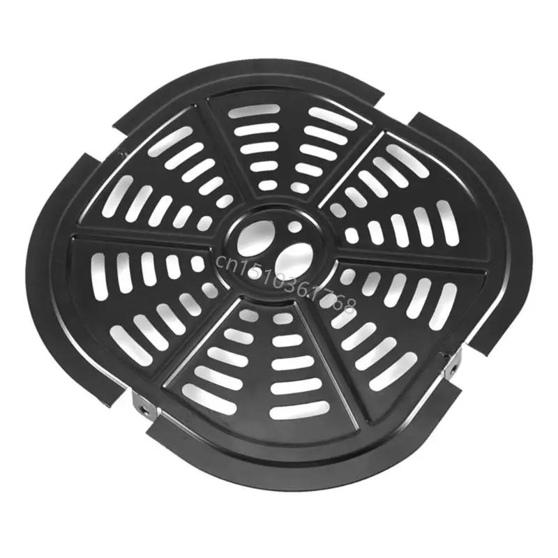 Description Picture 3 of itemSteaming Crisper Plate Nonstick Fry Grill Pan Rack Safe Air Fryer Grill Pan Tray 517C