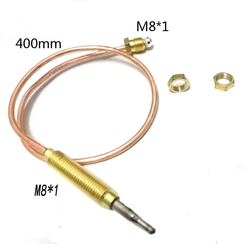 Description Picture 2 of item10PCS 3.0mV Gas thermocouple for Boiler open valve time less than 10s L=400MM M8X1 End Nuts