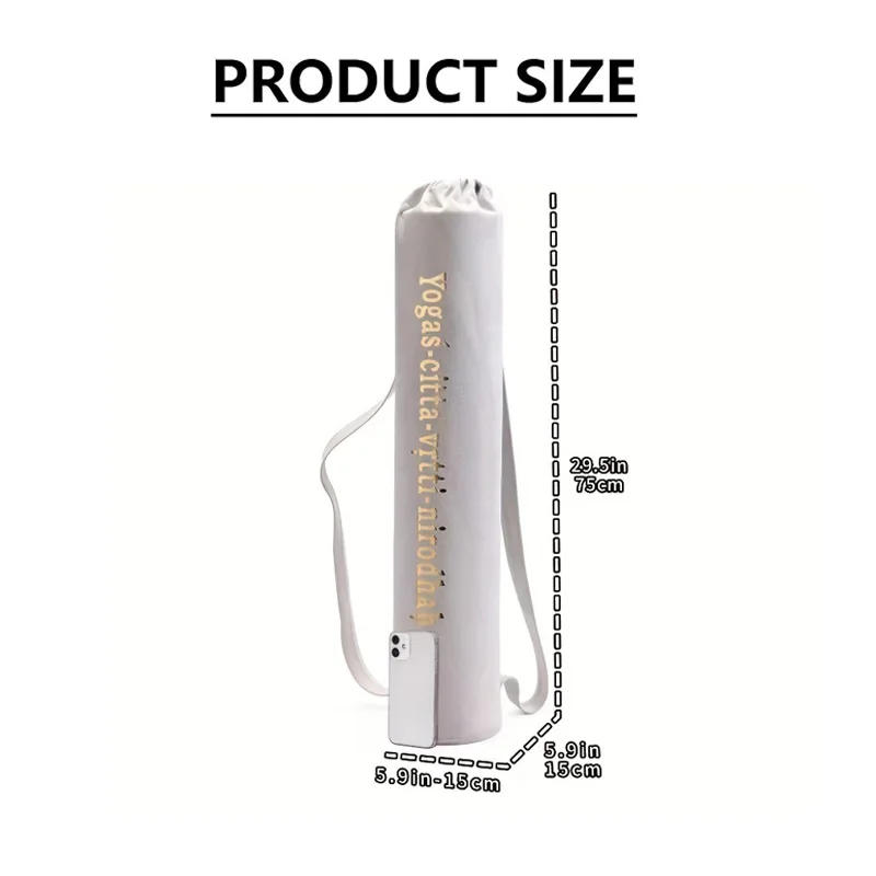 Description Picture 5 of itemFashion New Yoga Bag 2024 Chamois Yoga Mat Bag Men Women Sports Mat Bag Pilates Fitness Dance Gym Mat Cover Sports Mat Backpack