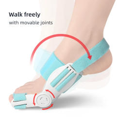 Toe Separator Hallux Valgus Bunion Corrector Hammer Toe Straightener Foot Pain Relief Orthopedic Pedicure Tool Foot Massage Care