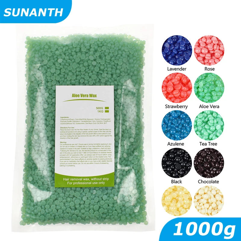 Description Picture 2 of item1000g/500g Hairs Removal Wax Beans for Wax Heater Machine Waxing Wax Beads Depilatory Body Epilation Wax For Depilation