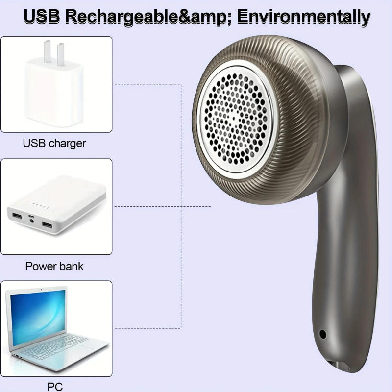 Description Picture 6 of itemLint Remover For Clothing Hair Ball Trimmer Fuzz Pellets Clothes Sweater Fabric Shaver with LED Digital Electric Fluff Lint Remo