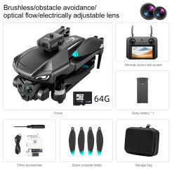 New M33 Max Drone 8k Profesional 4K HD Camera Obstacle Avoidance Aerial Photography Optical flow Foldable Quadcopter Sell Apron