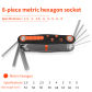 Plastic 6 Angle 8P