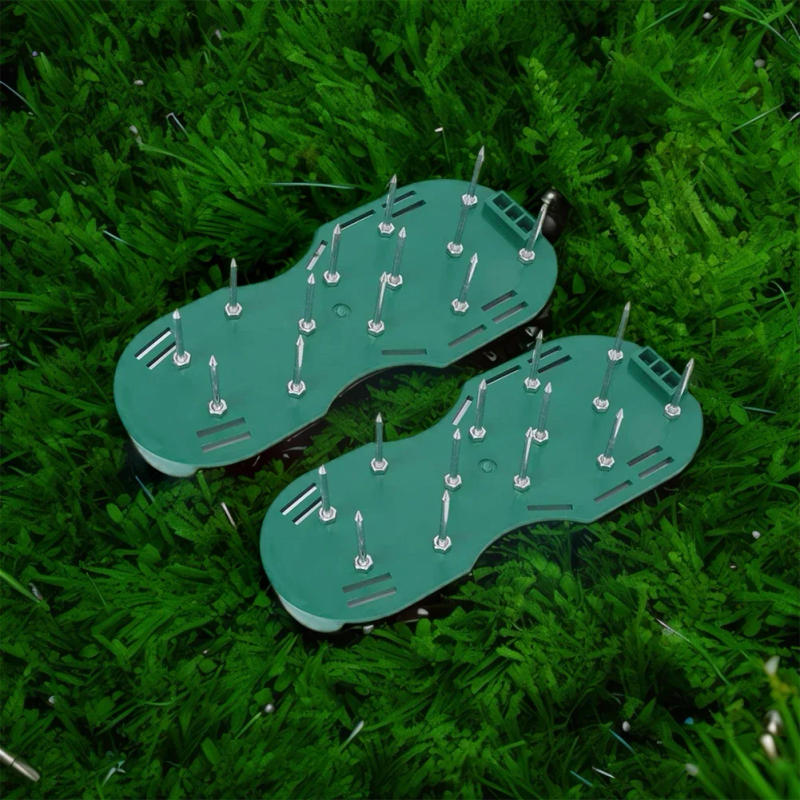 Description Picture 4 of itemGarden Lawn Aerator Shoes Lawn Aerator Spikes Shoes Garden Tools Garden Yard Grass Cultivator Nail Tool Aerator Spikes