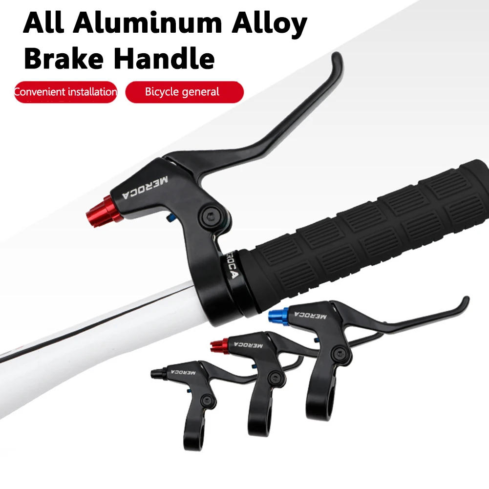 Description Picture 3 of itemBike Brake Lever Red Blue v brake Disc Brakes Levers for Mtb Road Bike Bmx Scooter Aluminum Bicycle handle Bicycle Accessories