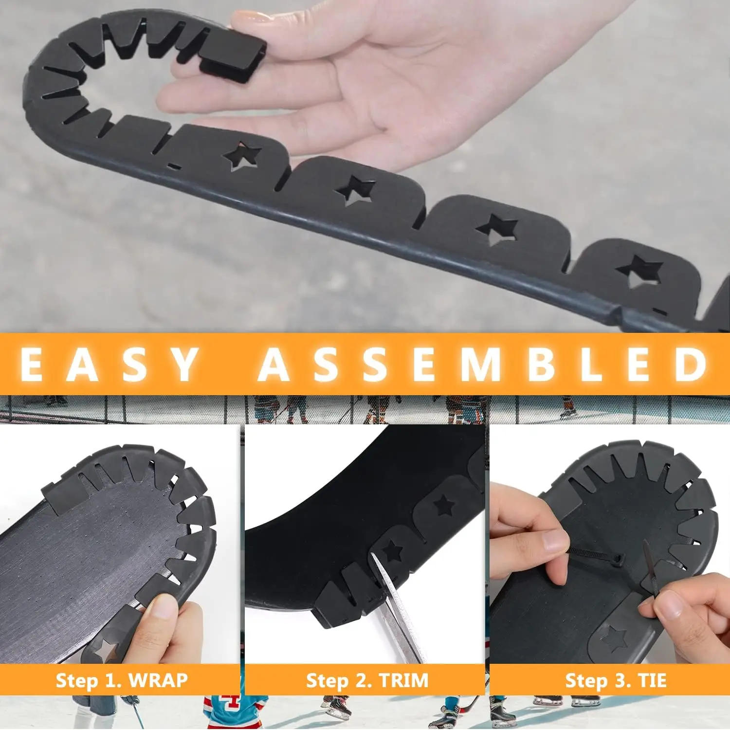 Description Picture 4 of item5pcs Set Ice Hockey Stick Blade Protector PP Material Hockey Training Equipment For Ice Hockey Practice Accessories