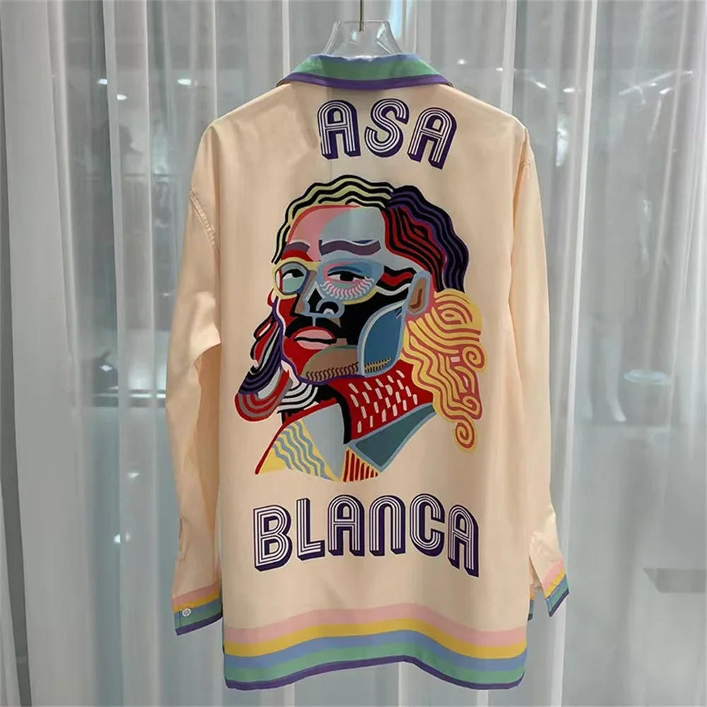 Description Picture 5 of itemNew Men's Casual Workwear Shirt Japanese Style Short Sleeve Heavy Industry Design Color Matching Jacket Fashion Coat Print For