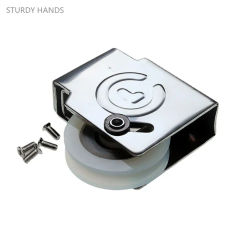 1PCS Stainless Steel Shaft Copper Core Aluminum Alloy Window Old-fashioned Sliding Door Roller Window Decoration Accessories