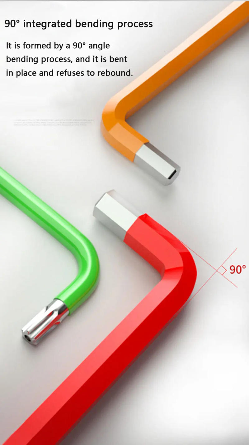 Description Picture 5 of itemMulti-color Allen Key Set Hex Wrench Screwdriver 9pcs Set Hexagon Spanner Universal 6 Angle Six-Lens Ball Keys Color Hand Tools