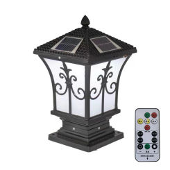 1Pcs Decorative Column Light Fence Square Landscape Pillar Door Porch Wall Ground Lamps Outdoor Garden Lighting