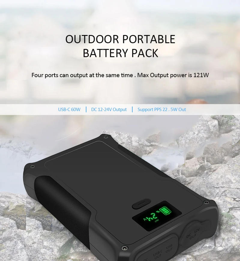 Description Picture 2 of item38000mAh USB C 60W Laptop CPAP Battery Backup Power Bank for ResMed S9/ AirSense Laptop Macbook pro air HP dell Lenovo XPS