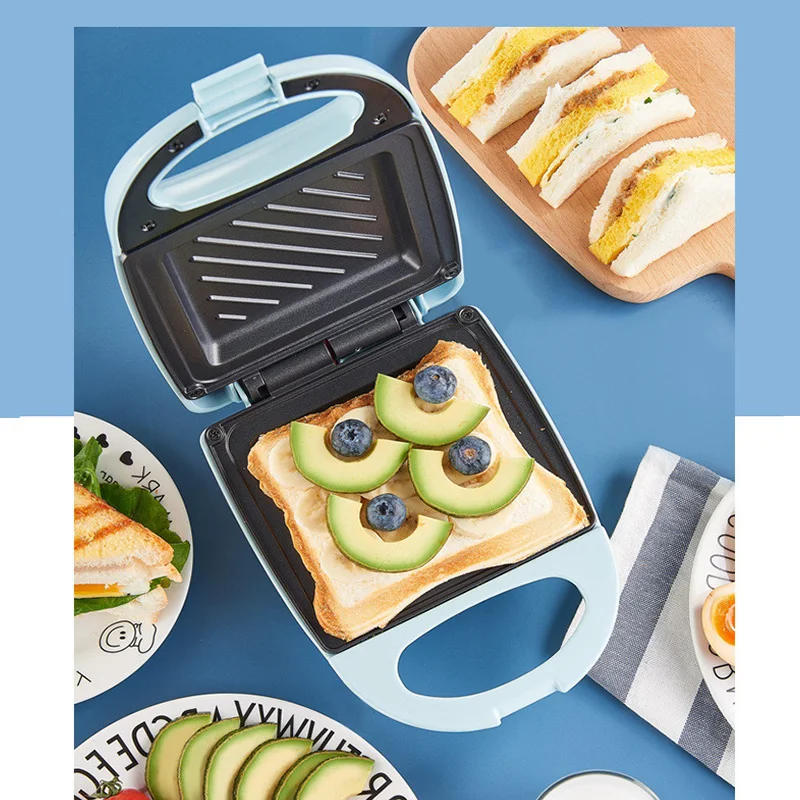 Description Picture 2 of itemMultifunction Sandwich Maker Fast Heating Toaster Home Breakfast Making Machine Kitchen Electric Baking Pan Roast Meat Omelette