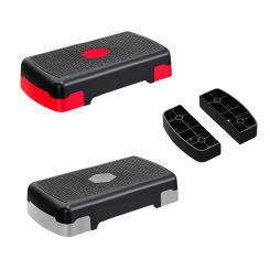 Aerobic Fitness Stepper Mini Cardio Pedal Exerciser Adjustable Non-slip 200KG Load-bearing Portable Fitness Equipment