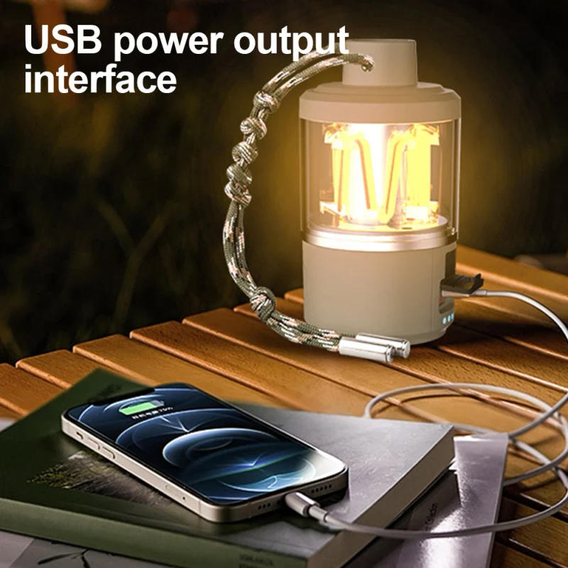 Description Picture 5 of itemOutdoor Camping Retro Camping Light Waterproof Atmosphere Hand Light LED Long Life Flashlight Portable Power Bank