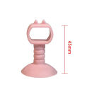 New Silicone Door Stopper Suction Cup Wall Protectors Door Handle Anti Collision Furniture Fittings Doorstop Door