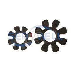 1Pc Black 58x28x16mm 77x30x18mm Octagonal Buffer Wheel Block Rubber Shaft Coupling Coupler Spider Insert Open Center