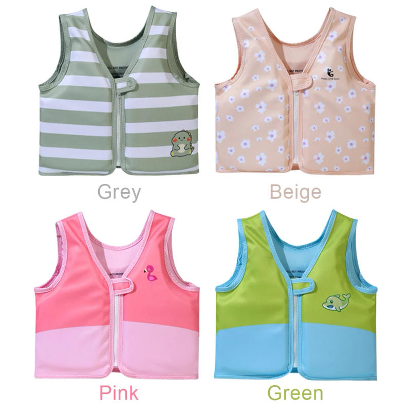 Description Picture 5 of itemKids Life Vest Toddlers Swim Vest Cartoon Swimsuit Children Swimming Aid Buoyancy Floatation Jackets Swimming Pool Accessories