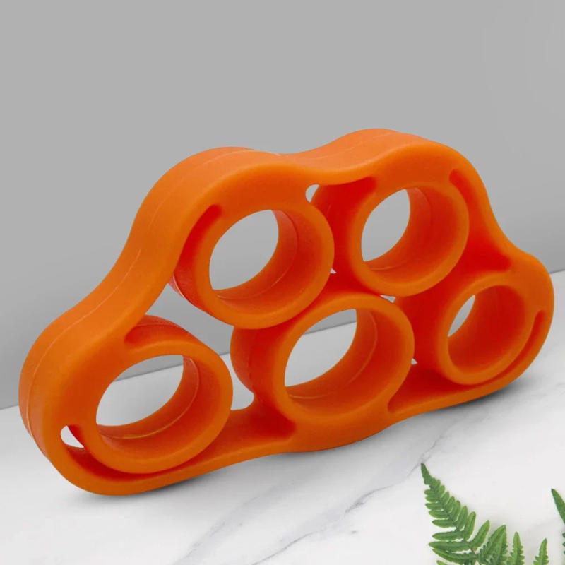 Description Picture 2 of itemHand Gripper Silicone Finger Expander Exercise Hand Grip Wrist Strength Trainer Finger Exerciser Resistance Bands Fitness