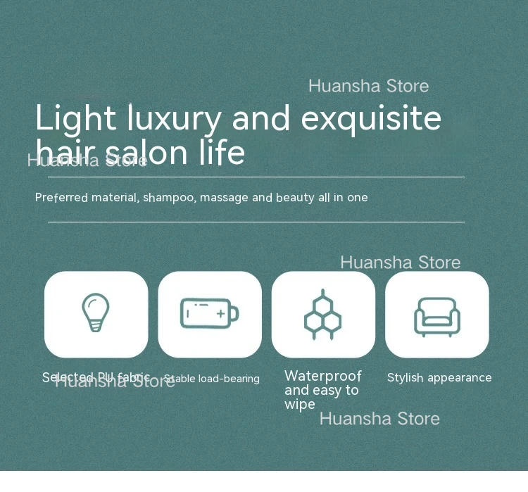 Description Picture 3 of itemBeauty Salon Chair Shampoo Stylist Hairdressing Washing Machine Head Spa Chair Hair Salon Bowl Sink Friseur Sillas Beauty