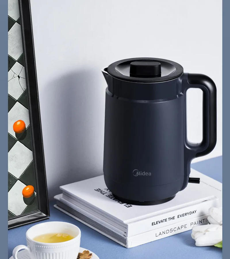 Description Picture 4 of itemMidea Electric Kettle 1.5L Stainless Steel Household Water Boiler 1500W Fast Heating Teapot Safety Thermostat Kitchen Appliance