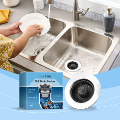 Kitchen sink filter screen, vegetable washing basin anti clogging large capacity drain screen, garbage storage filter