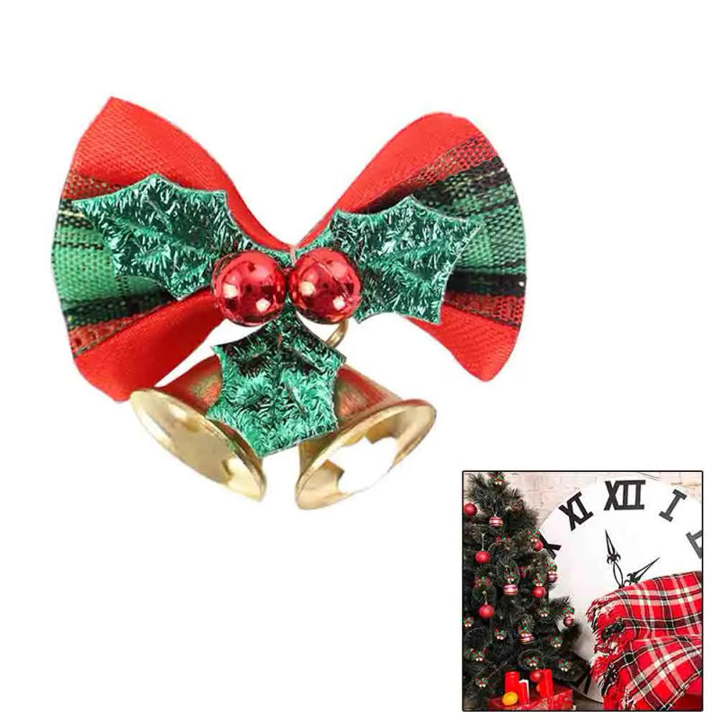 Description Picture 6 of item10PCS Christmas Tree Bow Christmas Ornaments Bell 4 Type Mix Home Garden Bows Christmas/Wedding Party Decoration