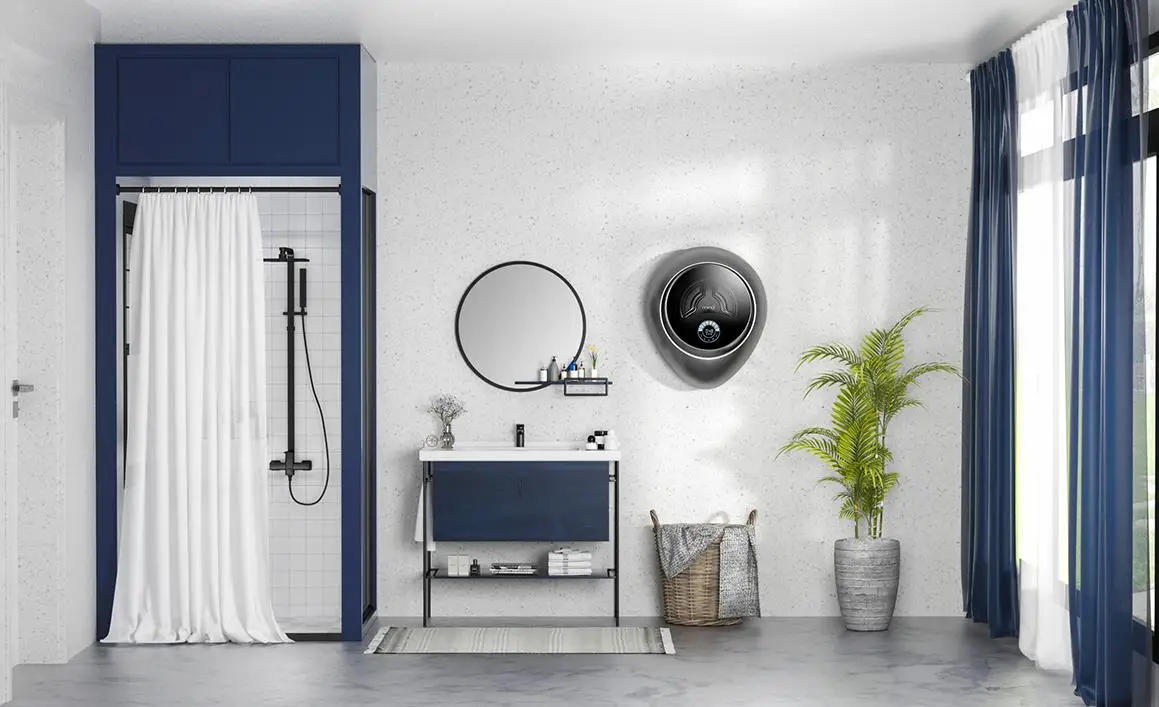 Description Picture 5 of itemROC 20KW 26KW 30KW Wall Mounted 220V Condensing Gas Boiler Indoor Heating Instant Bathroom Water Heater For Home Grey