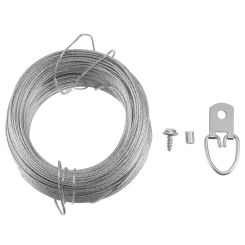 Wire Rope And Photo Frame Hanging Hooks Kit Photo Frame Fastener Picture Hangers Picture Hanging Wire Set