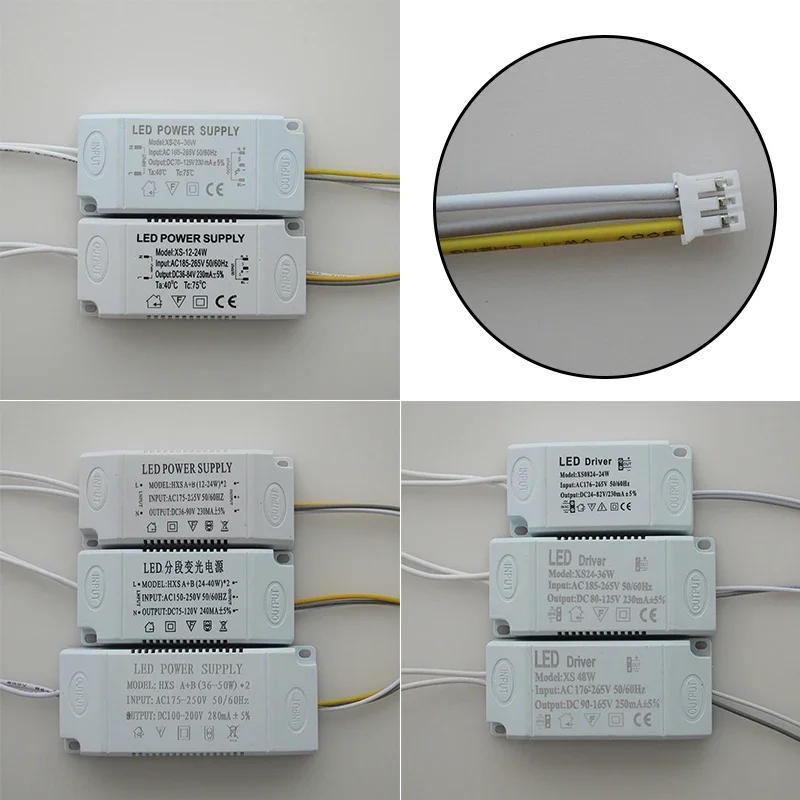Description Picture 3 of itemLED Drive Segmented Ceiling Lamp Light Transformers Constant Current Power Supplies 8-24W 24-36W 36-48W Lighting Accessories