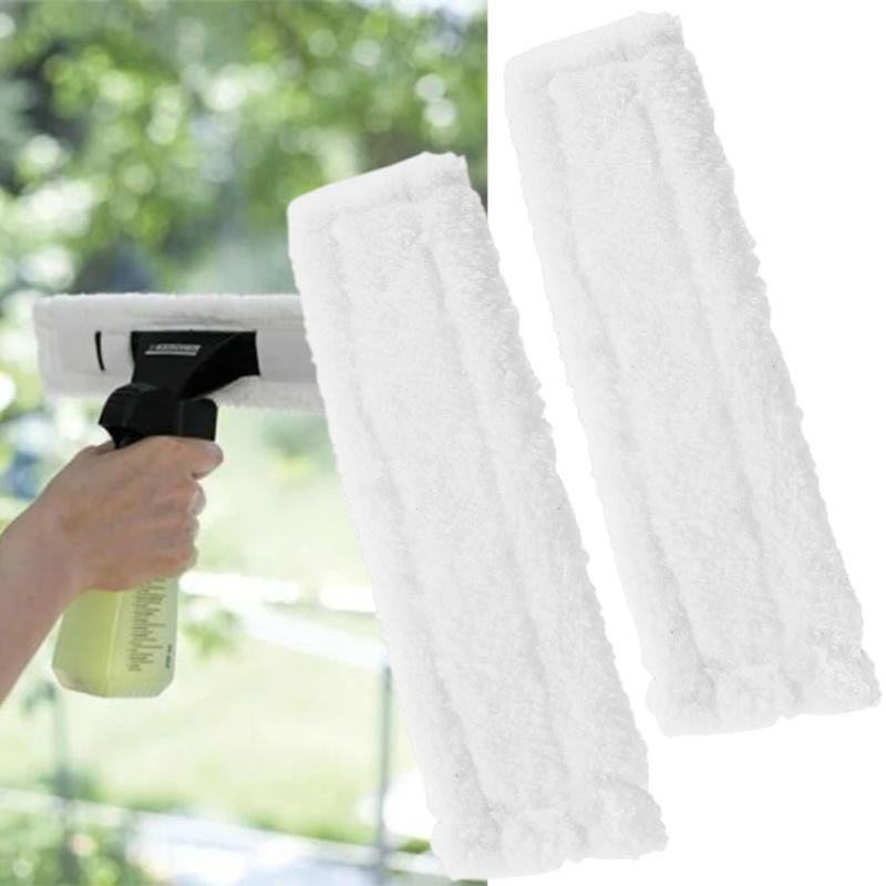 Description Picture 2 of item2Pcs Pads Cloths For Karcher WV Series Microfibre Cleaning Pads Cloths Spray Bottle Pads Vacuum Cleaner Home Appliance Parts