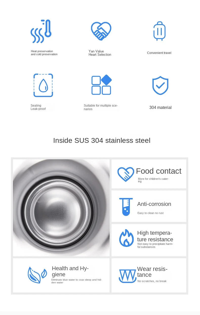 Description Picture 3 of itemHigh Quality 1000ml Stainless Steel Sport Water Bottle Single-layer Rugged Water Cup Metal Flask Drinkware Camping Sports Gym