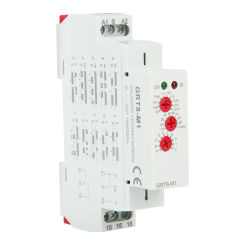 Delay Relay GRT8-M1 Multifunctional Delay Time Relay with 10 Functions DIN Rail Mount AC/ 12V~240V Time Relay Delay Time Relay