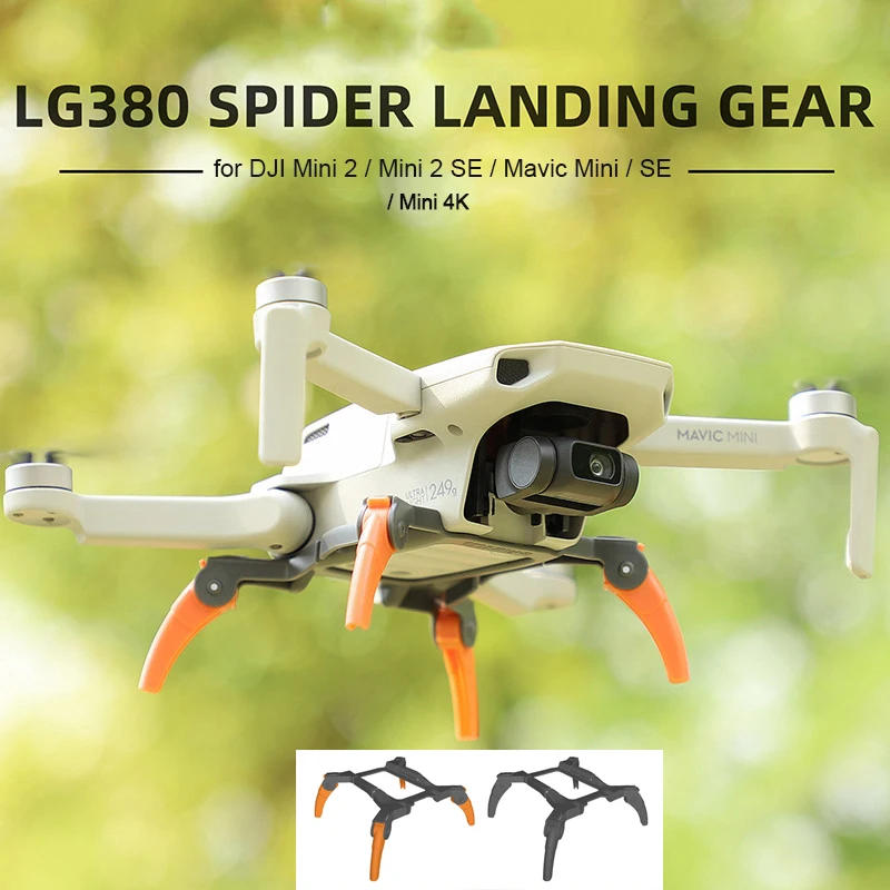 Description Picture 2 of itemFoldable Spider Landing Gear for DJI Mini 4K/MINI 2 SE/Mini 2/Mavic Mini/SE Landing Protetive Feet Extensions Drone Accessories