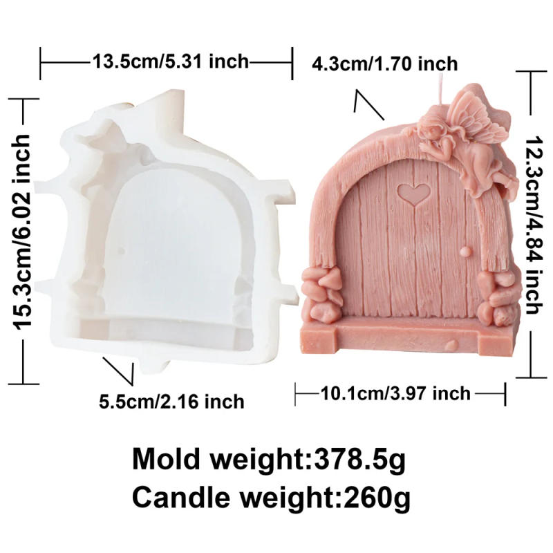 Description Picture 6 of item3D Door Frame Jesus Family Candle Silicone Mold Religion Statue Aroma Gypsum Handmade Plaster Soap DIY Catholic Holy Home Decor