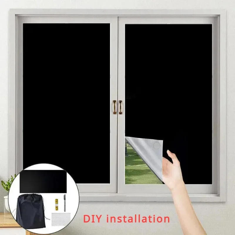 Description Picture 3 of itemDIY Design Window Sun Shade Film Home Sunshade Protector Pad Aluminum Foil Anti-UV Insulation Film Window Privacy Film Sunshade
