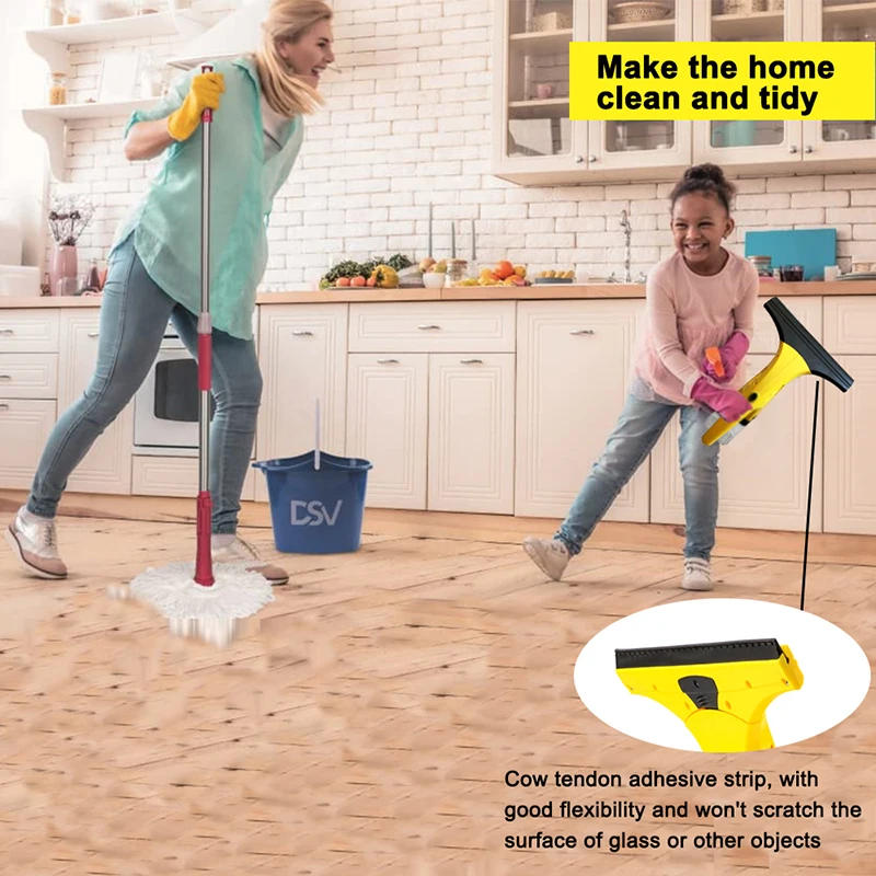 Description Picture 4 of itemWireless Window Glass Vacuum Cleaning Set Rechargeable Window Vacuum Cleaner Window Squeegee Vacuum for Windows Tiles Mirrors