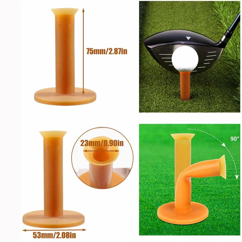 Description Picture 4 of item8pcs 75cm Rubber Golf Tees for Mats,Driving Range Tees Golf Mat Tees Fit for Practice Mat Indoor Outdoor Simulator