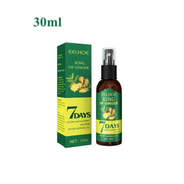 Ginger Hair Growth Essential Oil Effective Prevent Hair Loss Scalp Treatment Thicker Hair Care Products For Men Women 30ml/50ml