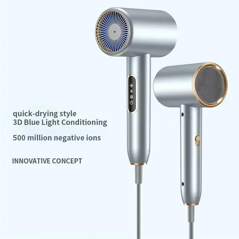 Description Picture 6 of item2000 Watt Hair Dryer Professional Negative Ion Low Noise Hair Dryer Electric High Speed Powerful Adjustable Salon Hair Dryer